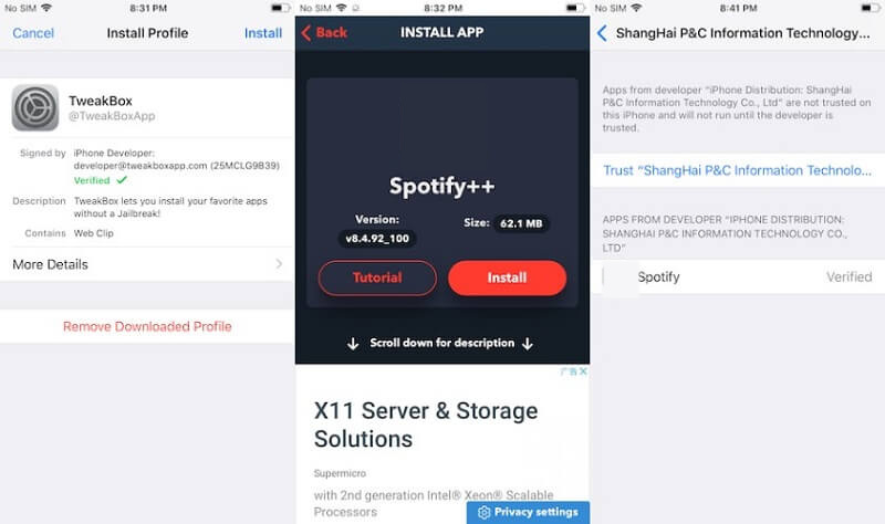 Fidati di Spotify++