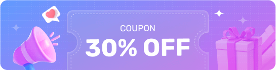 Vinci un codice coupon con sconto del 30%
