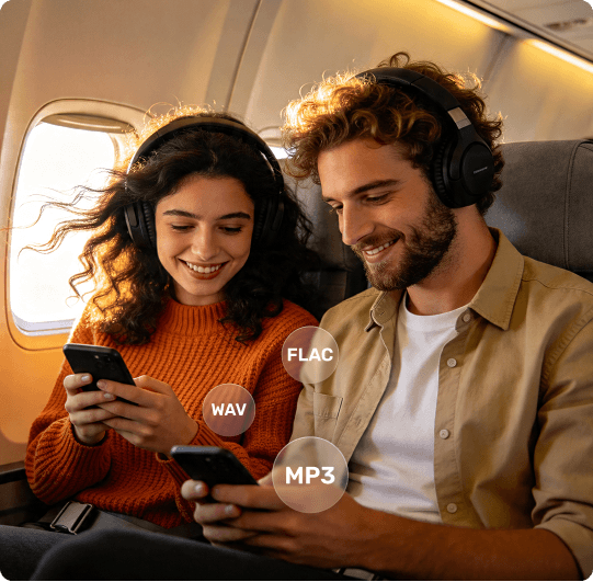 Listen to Music on Airplane without Internet