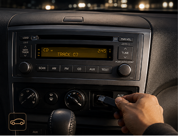 Old Car Stereo System