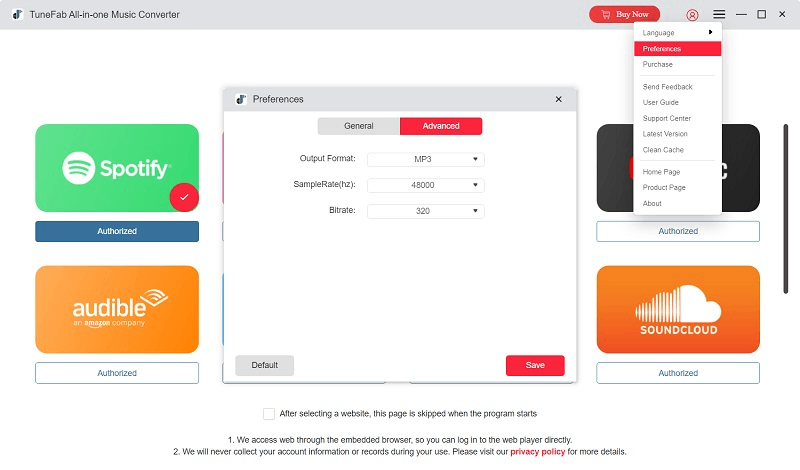Adjust Audio Parameters