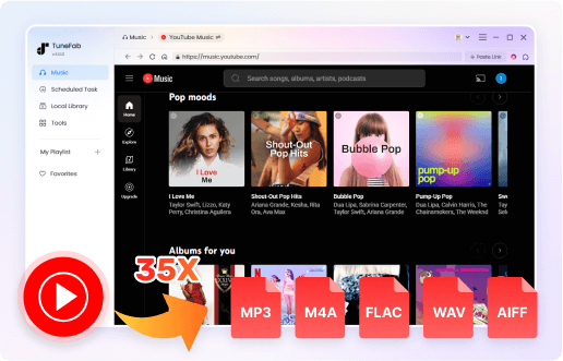 Extract YouTube Music into Multiple Audio Formats