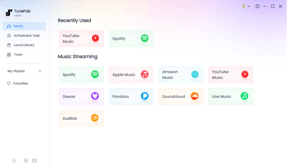 Music Services Selections