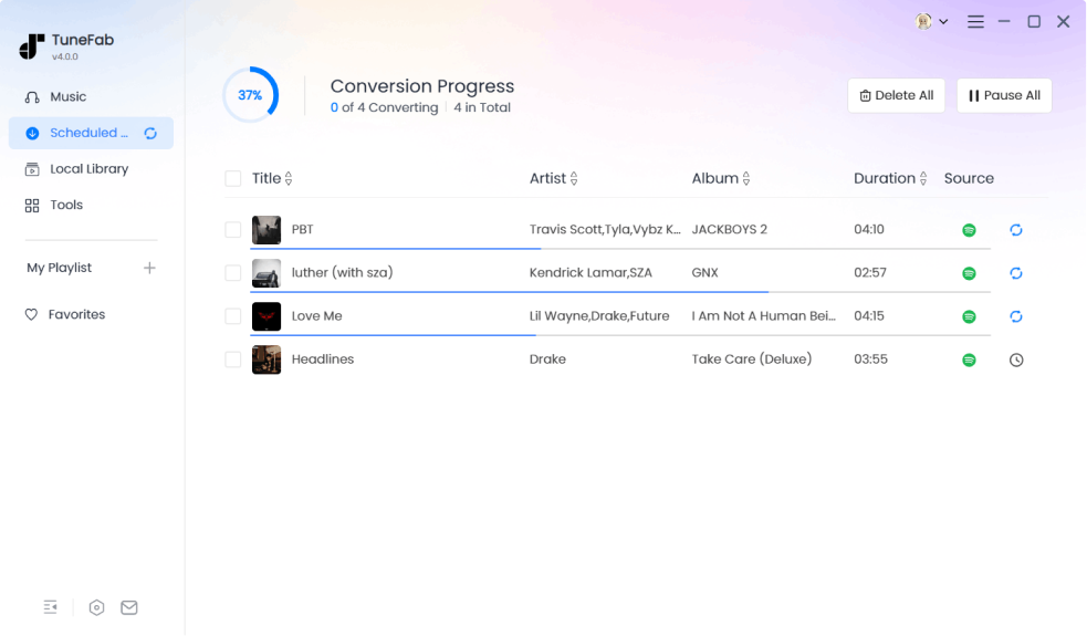 Converting Spotify Songs