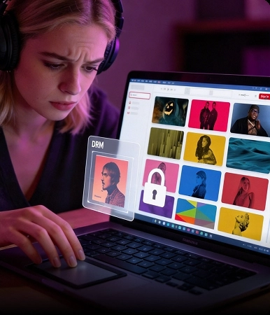 Your downloads are locked inside the Apple Music app