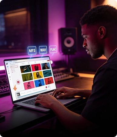 You’re saving big playlists and don’t want to do it track by track