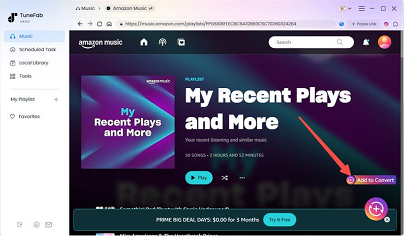 Select Amazon Music to Download