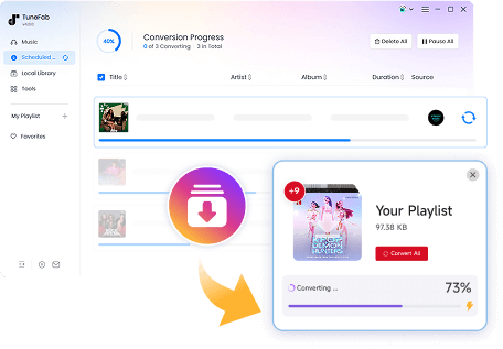 Download Songs in 35X Speed