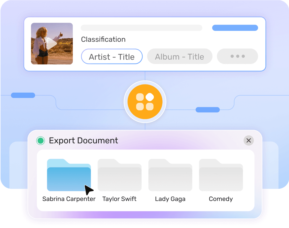 Preset File Naming Rules and Folder Organization