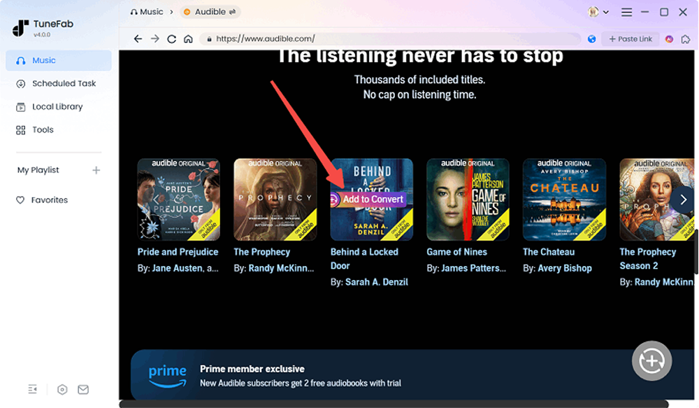Add Audiobook to Download