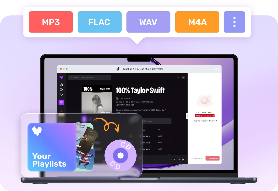 Convertir pistas de Deezer a MP3