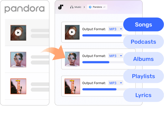Download Pandora Songs, Podcasts, Albums, and Playlists