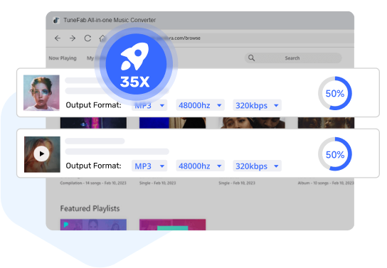 Convierta canciones de Pandora a 35X e incluso a una velocidad más rápida