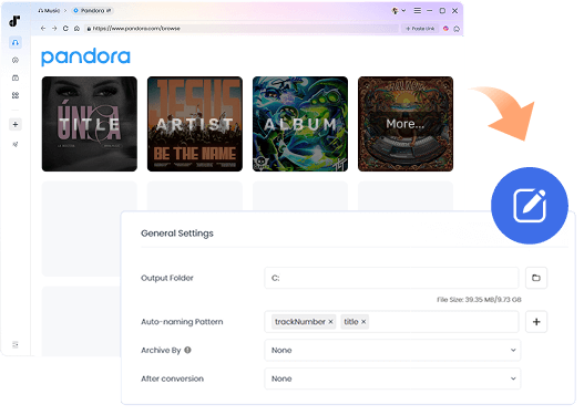 Preserve Pandora Music ID3 Tags and Metadata Information