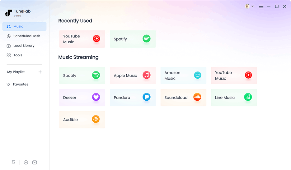 Music Services Selections