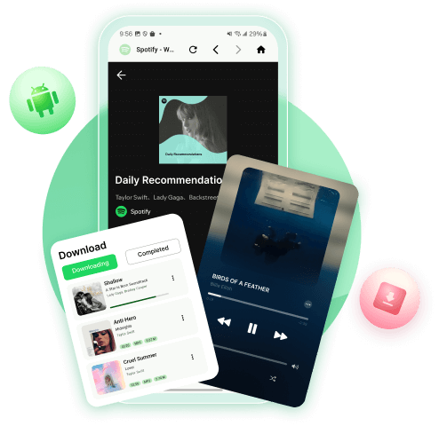 Download Spotify Songs from Web Player on TuneFab Spotify Pro