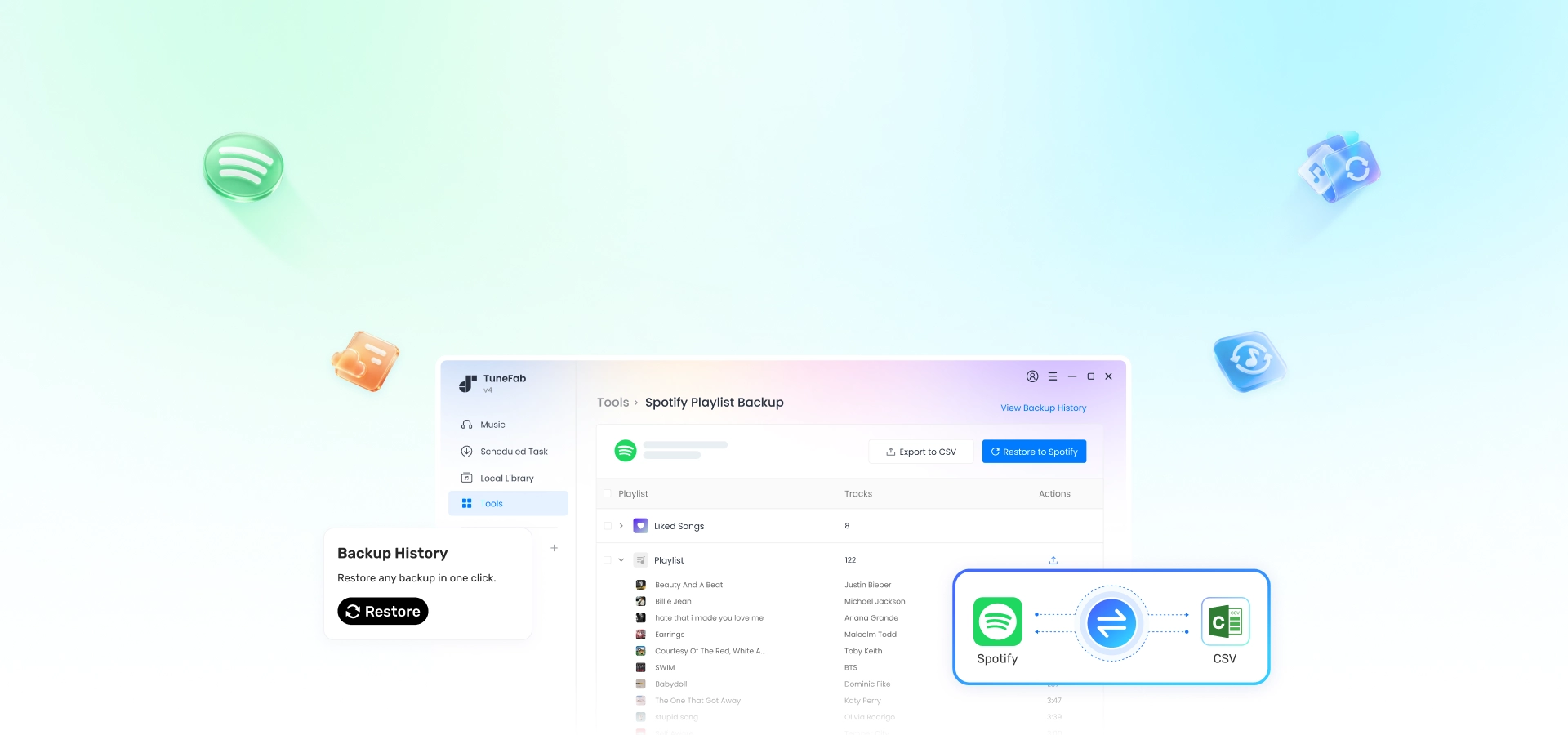 TuneFab Spotify Playlist Backup banner preview
