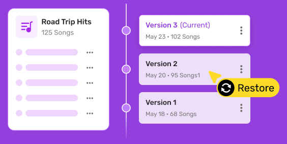 Back up Spotify playlists before major changes