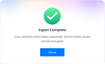 Confirm and finish the backup process