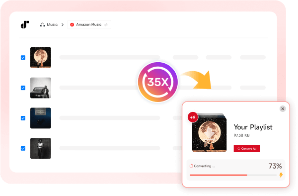 Batch Convert YouTube Music at 35X Speed