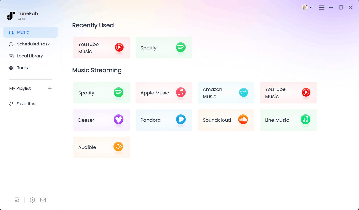 Music Services Selections
