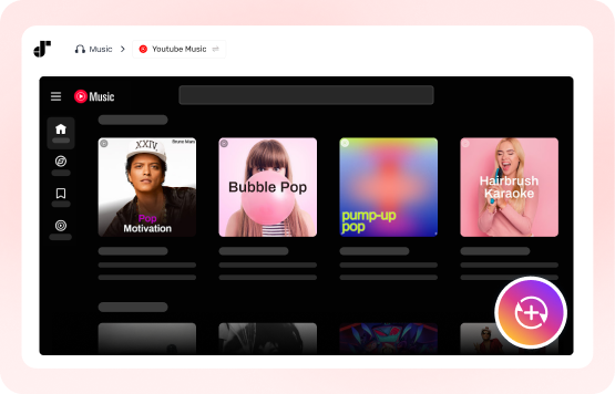 YouTube Music Web Player on TuneFab